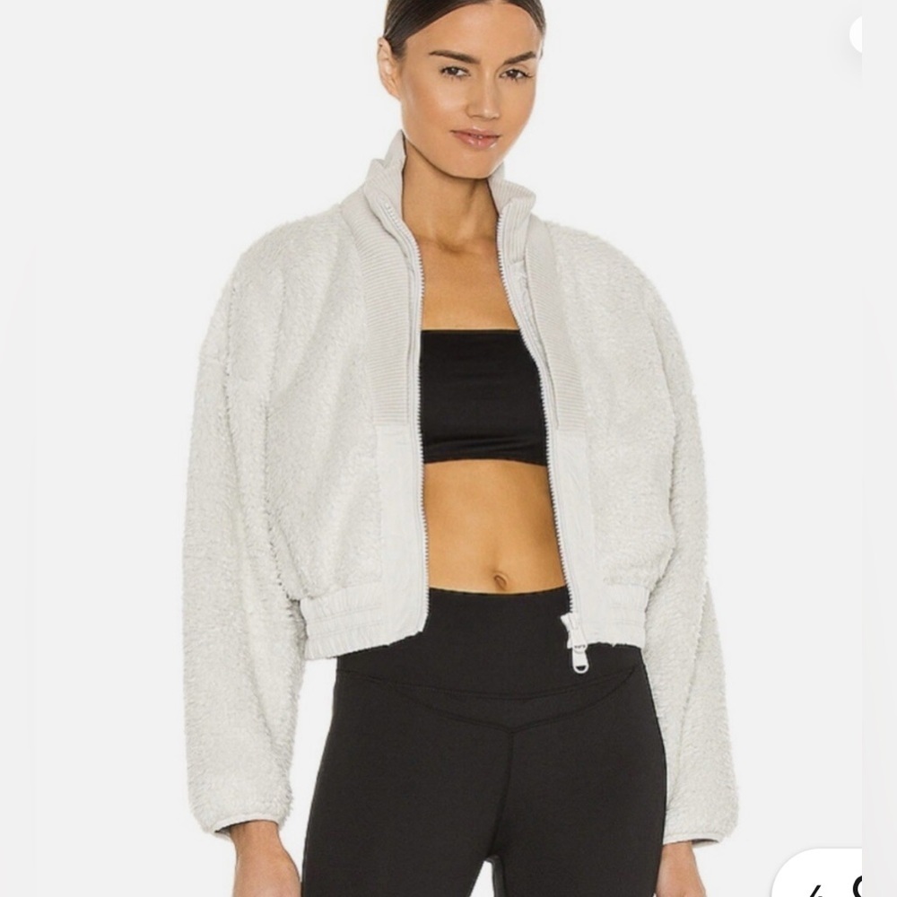 FP Gear Up Sherpa Zip-Front Jacket Pearl